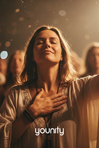 Woman in a calm, reflective moment