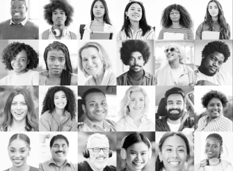 Collage of a team of change-makers