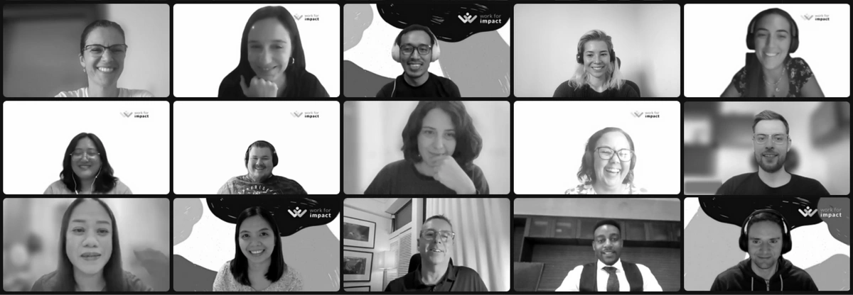 Work for Impact's global team in a video conference